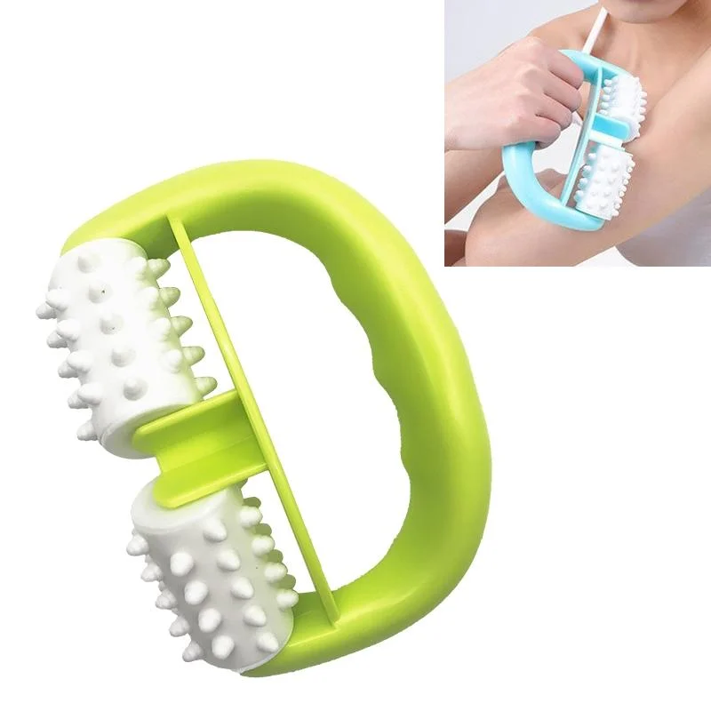 Portable Meridian Massager Compact Roller For Muscle Relief - Green Dot