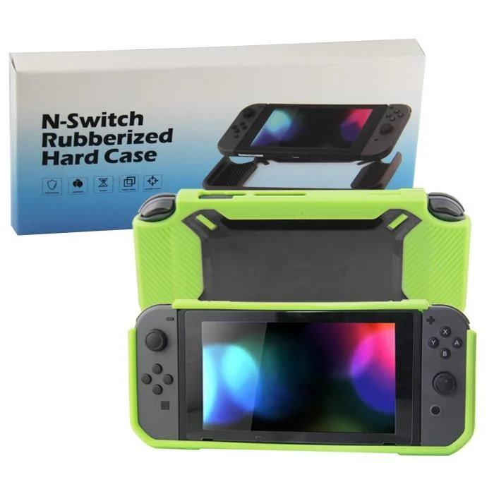 Nintendo Switch Back Cover - Scratch Resistant - Green + Black