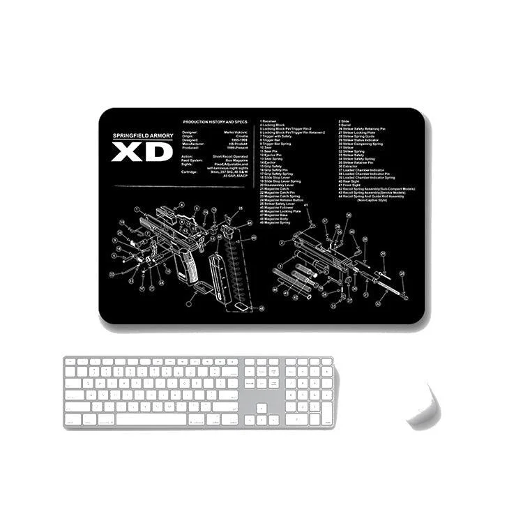 2 Pack Non Slip Office Gaming Mouse Pad 5Mm - Sps-Xd