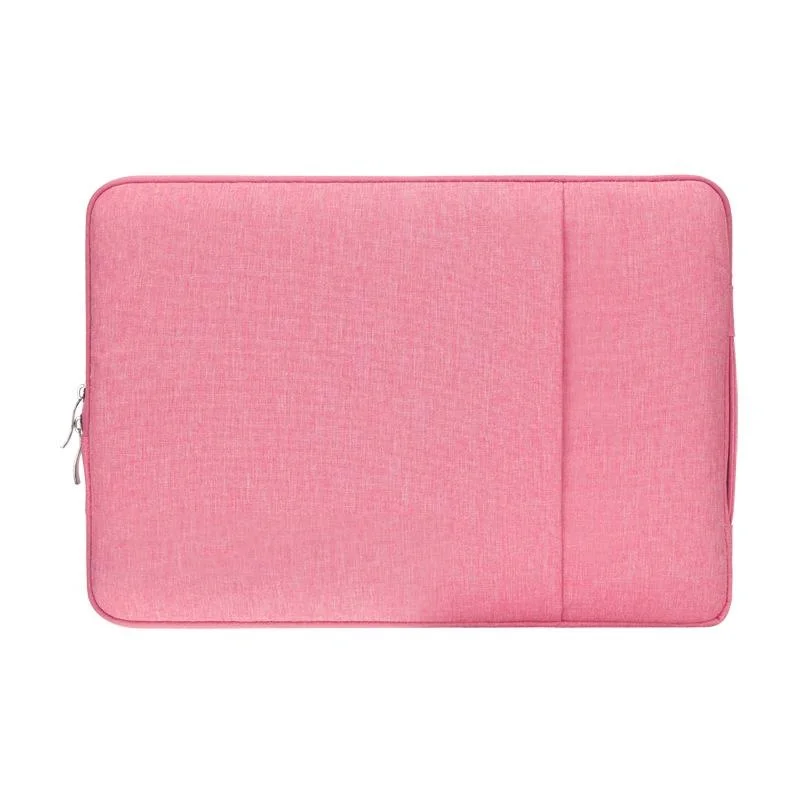 Denim Laptop Liner Bag for Business - Pink
