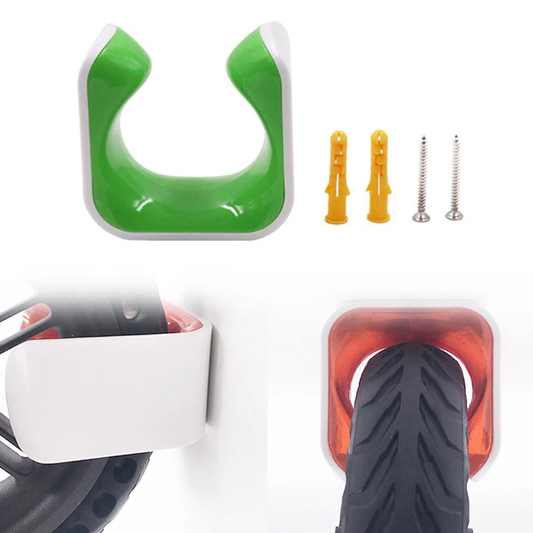 Wall Mount Holder for Xiaomi M365 Electric Scooter - Portable - Green