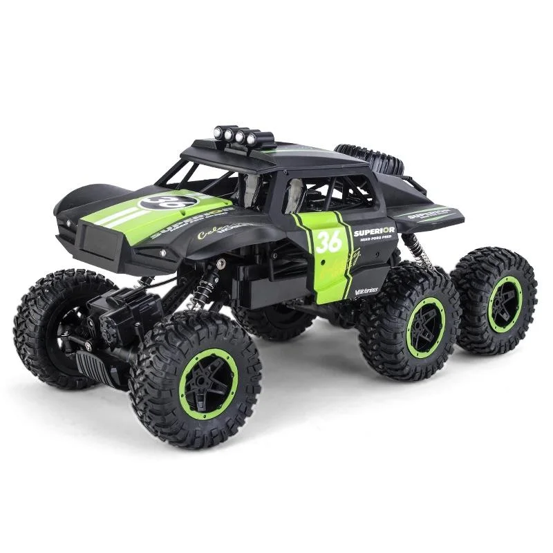 6-drive 2.4g Rc Off-road Car - Remote Control Vehicle - Green