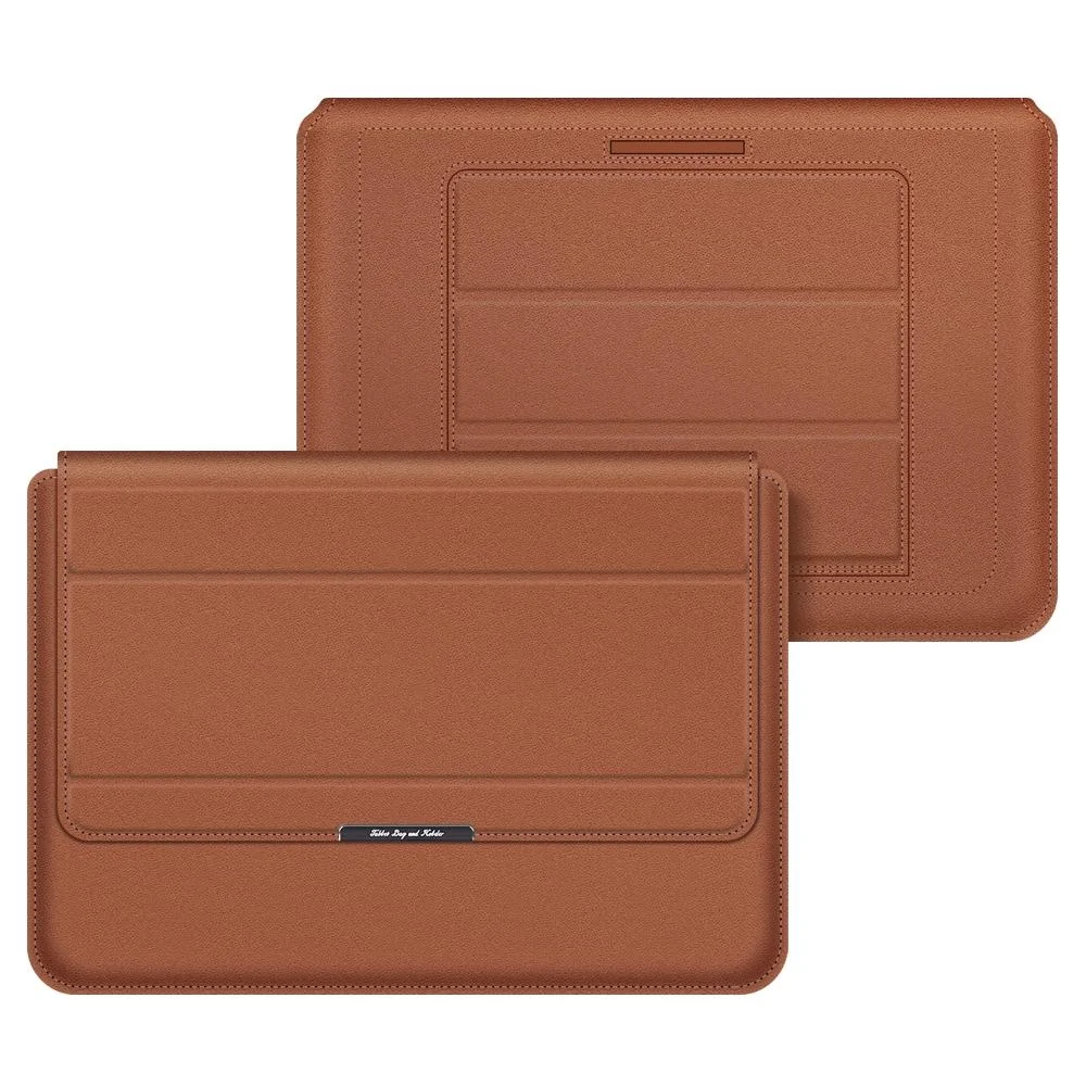 Waterproof 4-In-1 Laptop Holder With Wrist Protection - Fits 15 / 16 Inch - Brown