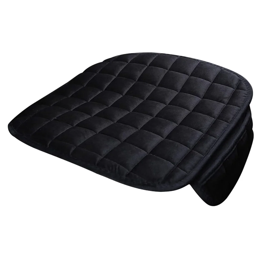 Vibe Geeks Auto Front Seat Winter-proof Cover for Comfort and Protection - Black
