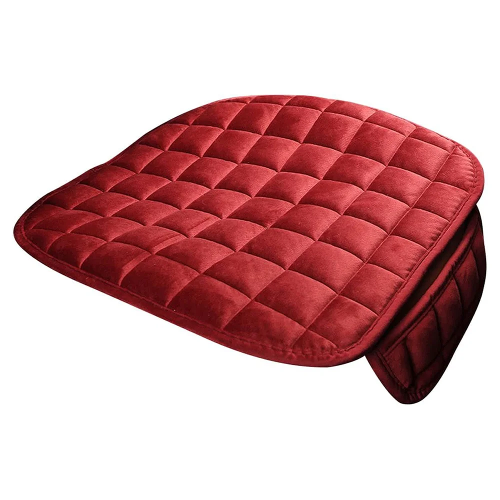 Vibe Geeks Auto Front Seat Winter-proof Cover for Comfort and Protection - Red