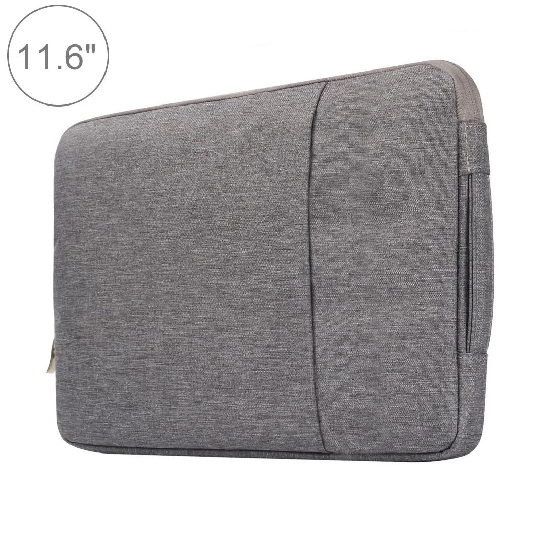 Universal Denim Laptop Case for 11.6 Notebooks - Portable and Stylish - Fits Macbook Air - 32.2x21.8x2cm - Grey