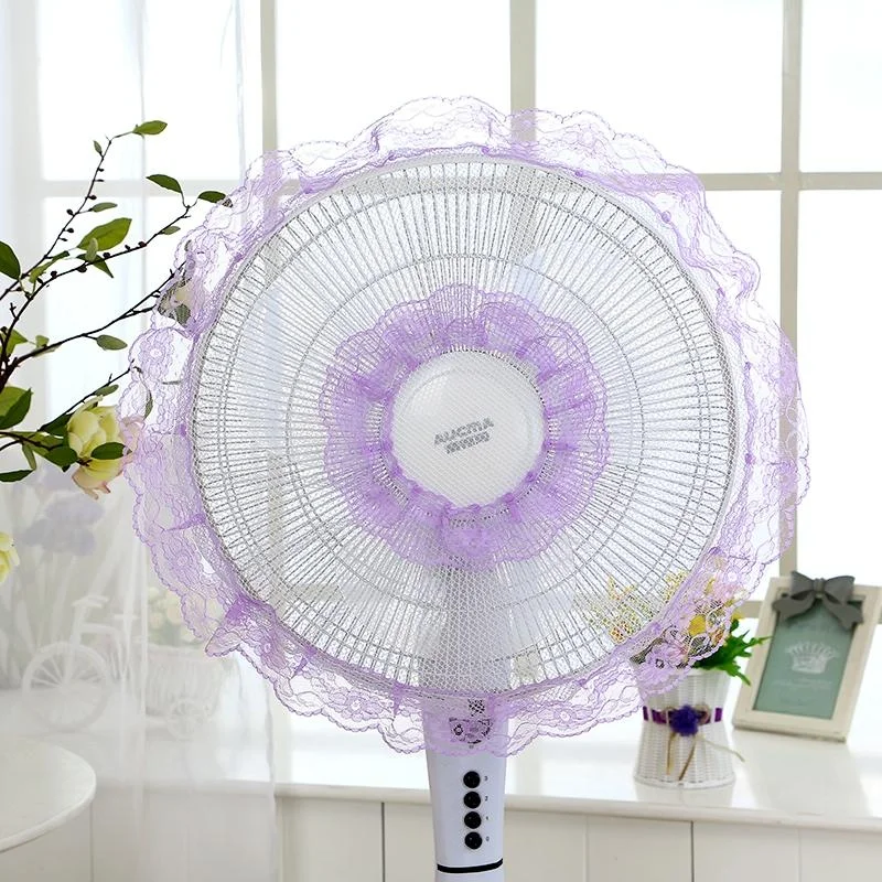 Electric Fan Safety Net Cover - Anti-pinch Dustproof - Purple
