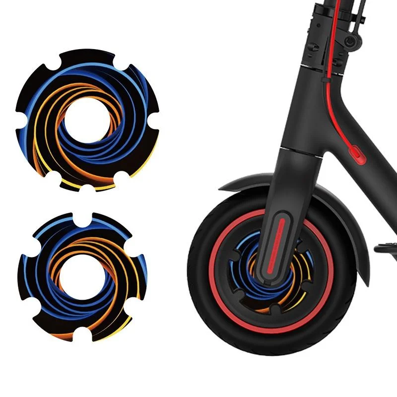 Waterproof Sticker for Xiaomi M365 Scooter Motor - 1 Pair - Colorful 8