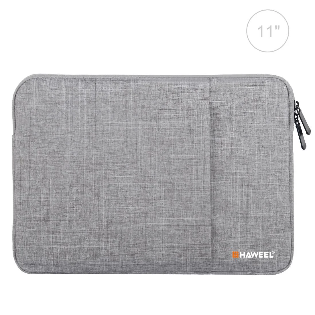 Zipper Sleeve Briefcase for Macbook Samsung Sony Dell Alienware Chuwi Asus Hp Laptops and Tablets - Grey