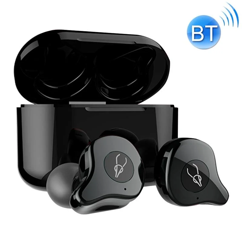 Wireless Bluetooth Earphones with Charging Box - Grey