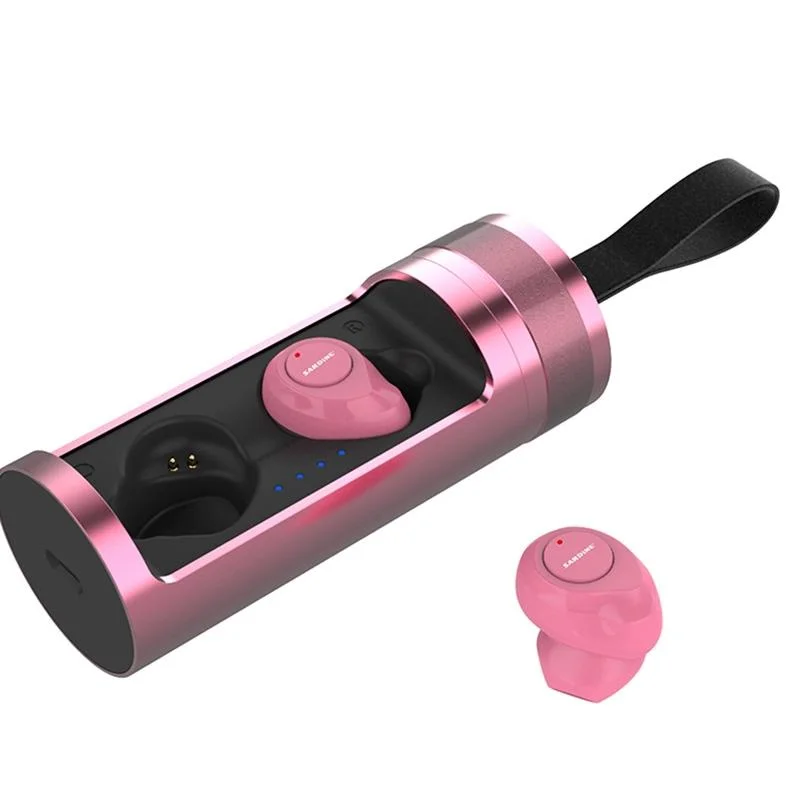 Wireless Stereo Earphones with Charging Box - Sardine F8 Tws Bluetooth V5.0 - Grey