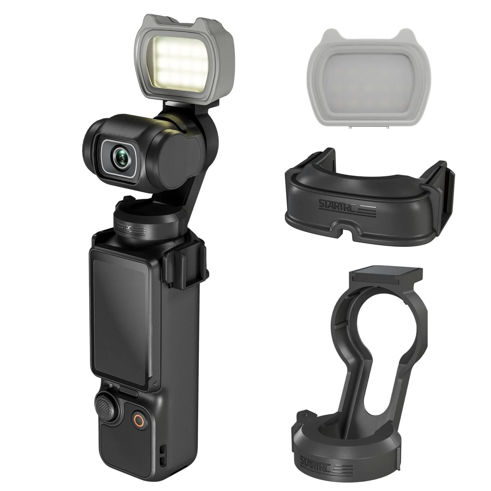 Magnetic Fill Light Kit For Dji Pocket Grey