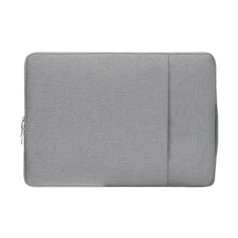 Denim Laptop Liner Bag for Business - Grey