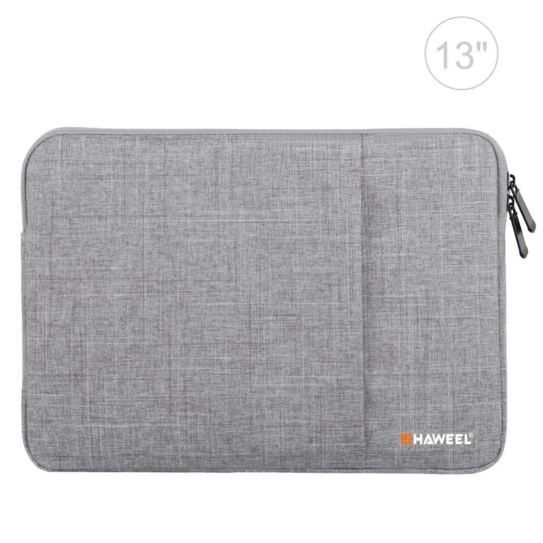 13 Inch Laptop Sleeve Case with Zipper for Macbook Samsung Sony Dell Alienware Chuwi Asus Hp - Grey