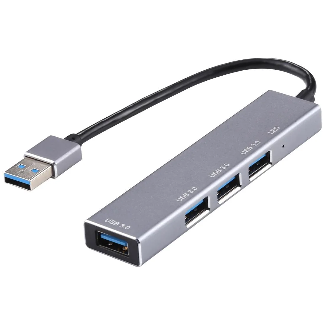 Aluminum Usb 3.0 Hub Adapter With Led Indicator