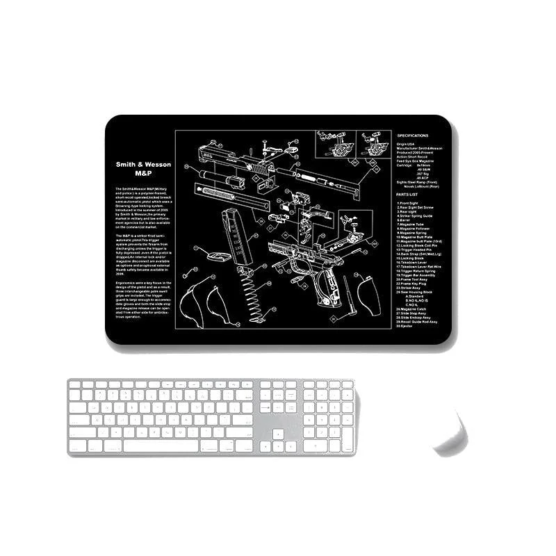 2 Pack Non Slip Office Gaming Mouse Pad 2Mm - Sps-Smithwessomm&P