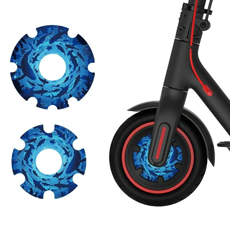Waterproof Sticker for Xiaomi M365 Scooter Motor - 1 Pair - Colorful 11