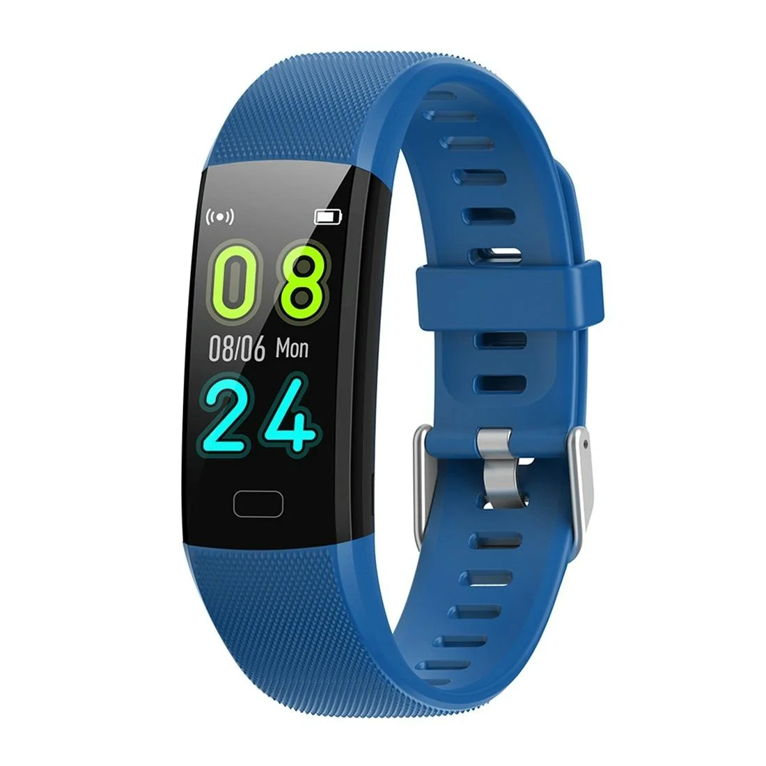 Smart Health Bracelet With Call Reminder And Monitoring - Blue