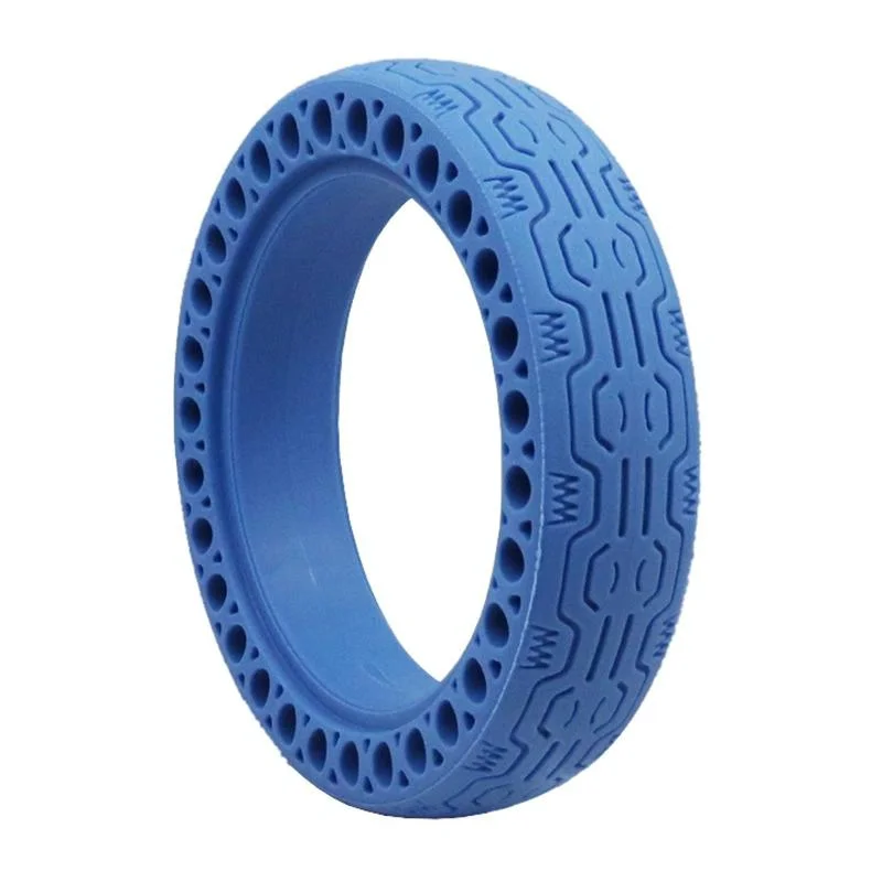 8.5 Electric Scooter Tire for Xiaomi Mijia M365 - Shock-absorbing Honeycomb Design - Blue