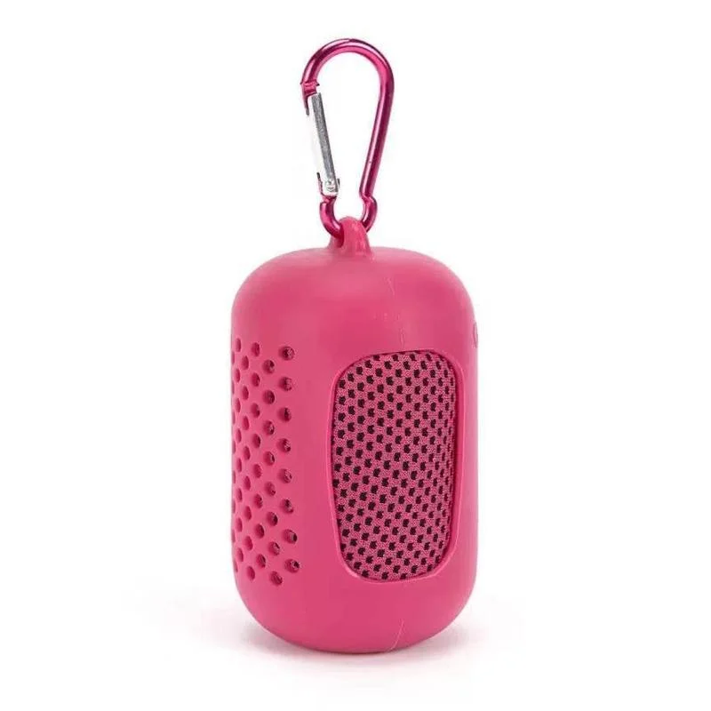 Chill Towel For Summer Workouts - Cylindrical Rose Red