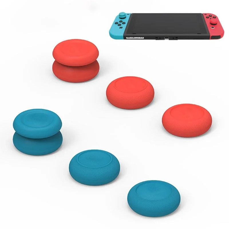 Switch Gamepad Rocker Cap Button Cover - Blue + Magenta