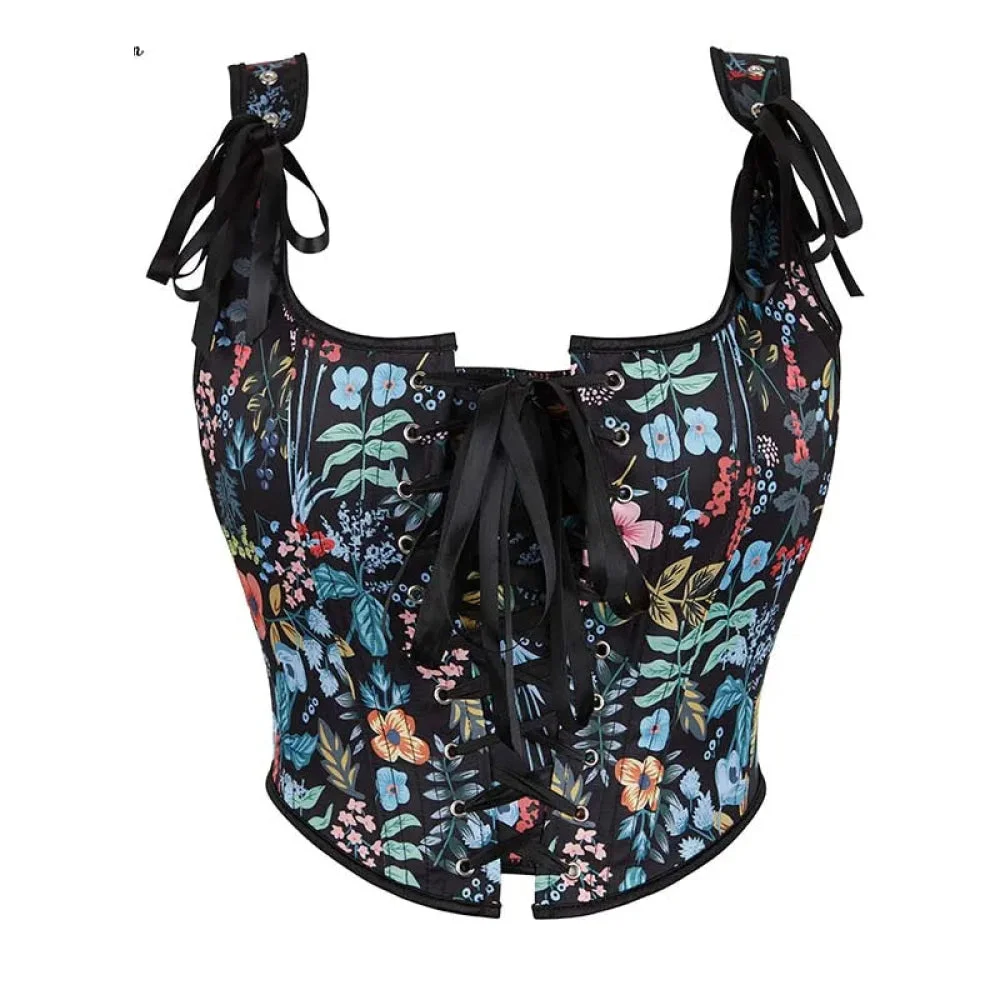 Black Shoulder Strap Slimming Vest Tank Top For Women Backless Sleeveless Summer Corset - Xxxl