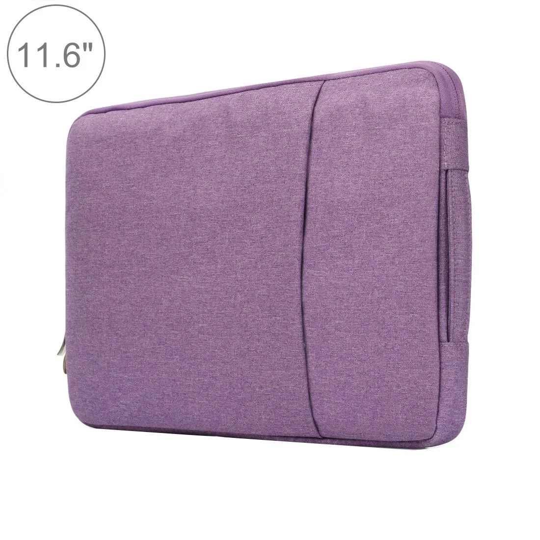 Universal Denim Laptop Case for 11.6 Notebooks - Portable and Stylish - Fits Macbook Air - 32.2x21.8x2cm - Purple