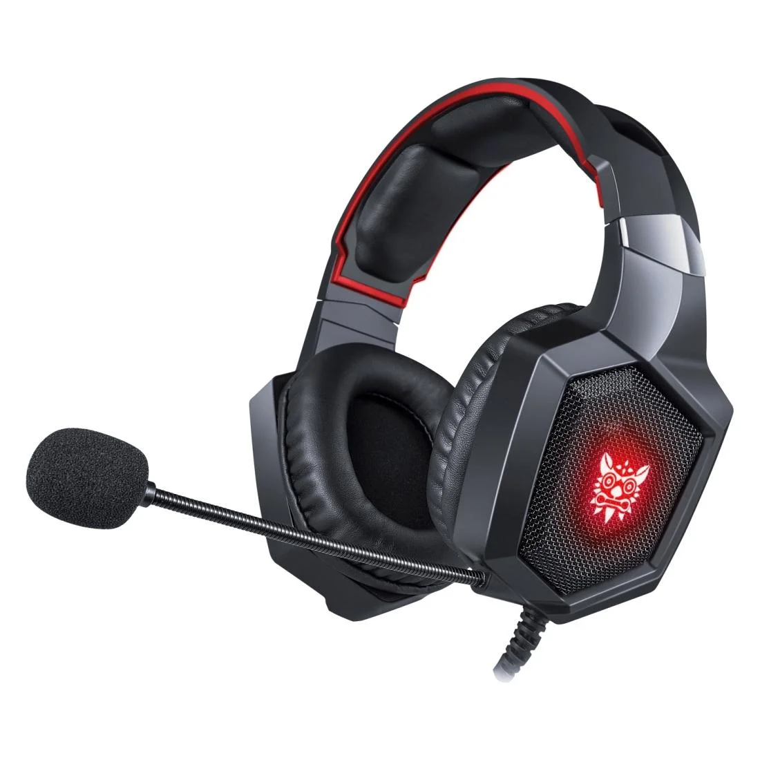 Surround Gaming Headset With Mic & Led Onikuma K8 - Red