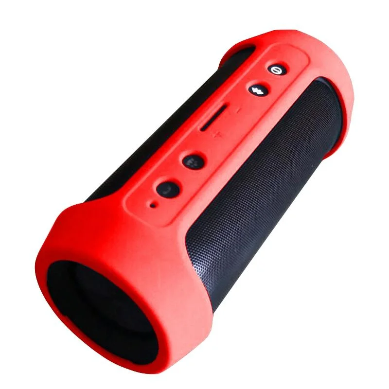 Waterproof Shockproof Silicone Case for Jbl Charge 2+ - Red
