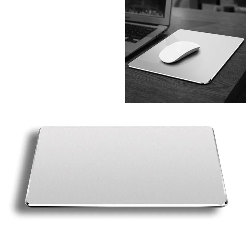 Double Sided Non Slip Aluminum Mouse Pad Small - Silver