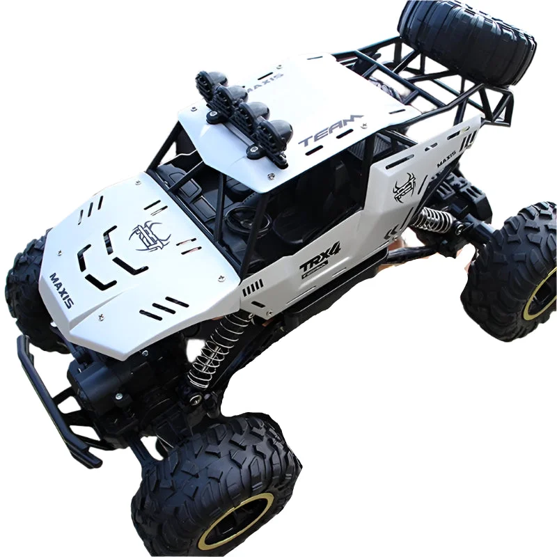Off-road Climbing Car with 2.4ghz Remote Control and Double Motors - Silver
