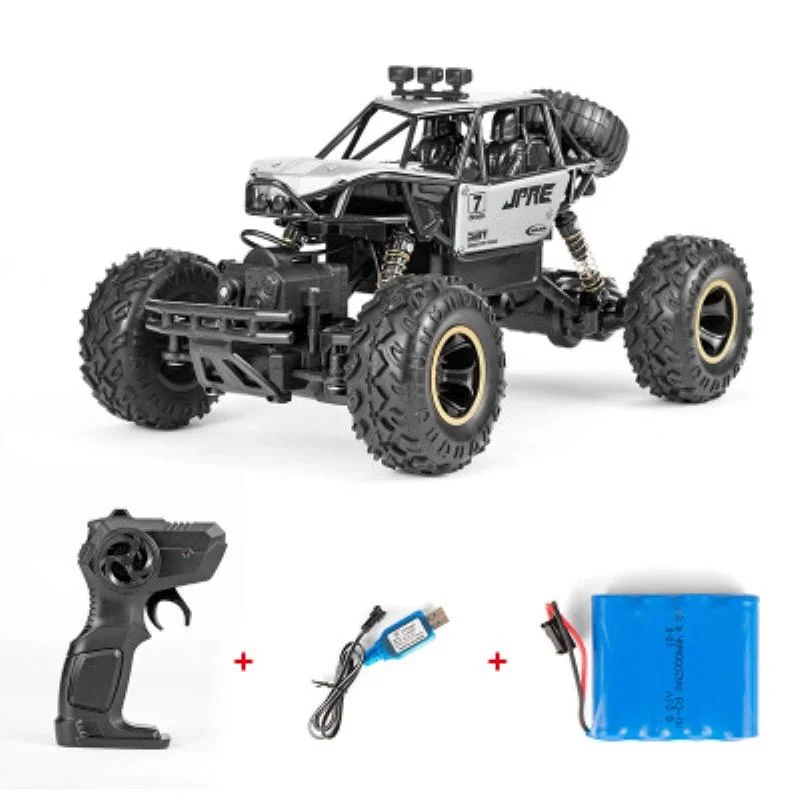 Bigfoot Rc Off-road Vehicle for Kids - 1:16 Scale - Silver