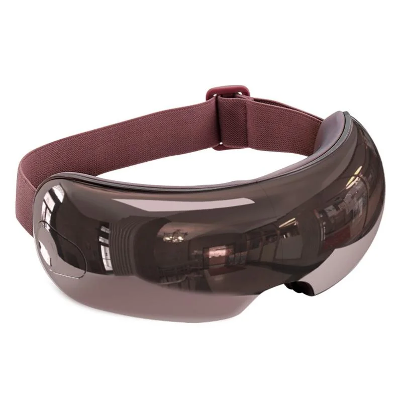 Smart Eye Massager With Hot Compress Air Pressure & Vibration - Light Smoke