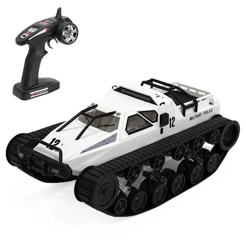 2.4g Rc Tracked Tank Off-road Vehicle Toy 1 12 Scale - White
