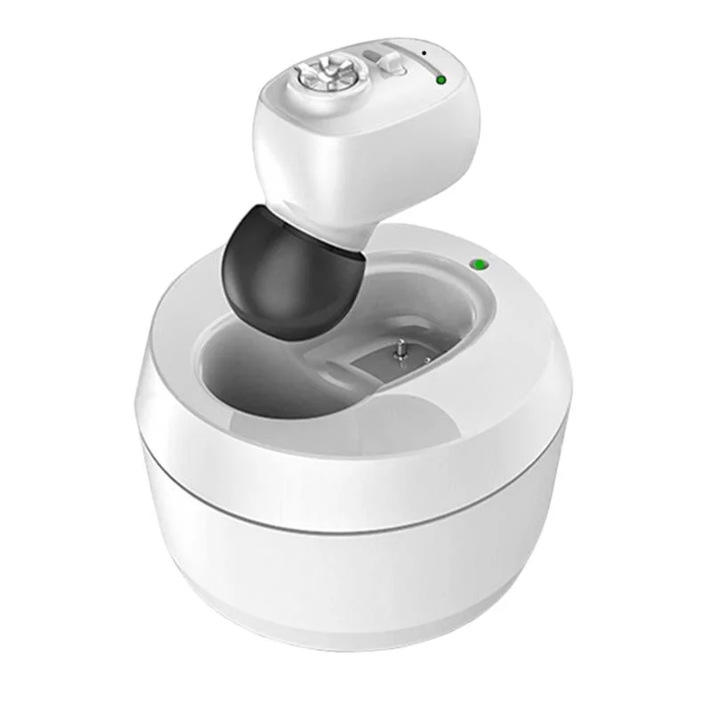 Dc3.7V In Ear Bluetooth Hearing Aid Sound Amplifier - White