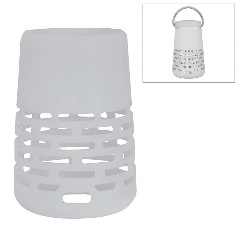 Portable Silicone Speaker Cover for Bose Soundlink Revolve+ - White