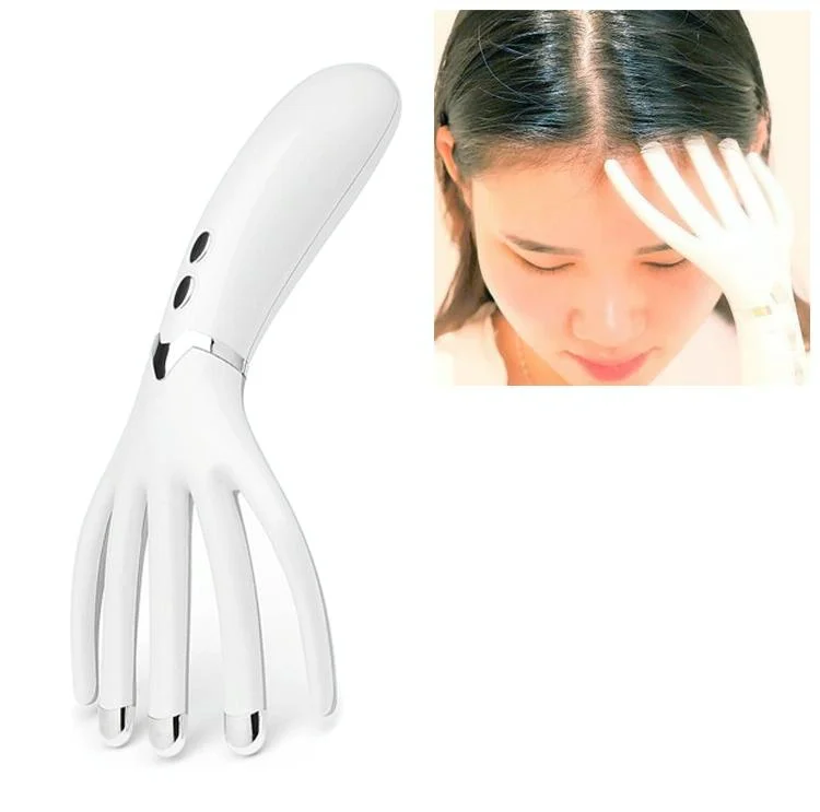Rechargeable Mini Head Massager Comb White