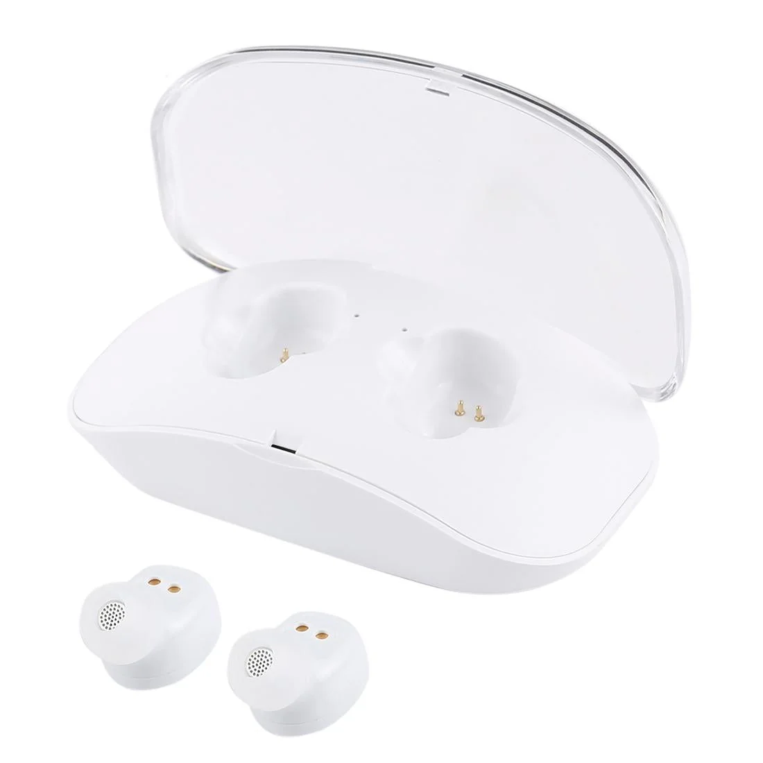 Portable In-ear Bluetooth Earphone with Charging Box - X-i8s - White