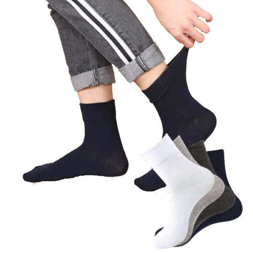 10x Pairs COTTON Rich LOOSE TOP SOCKS Medical Circulation Diabetic Comfort BULK - -