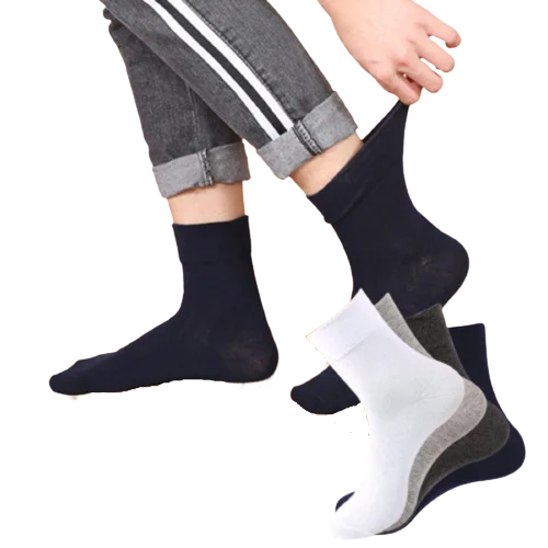 10x Pairs COTTON Rich LOOSE TOP SOCKS Medical Circulation Diabetic Comfort BULK - -