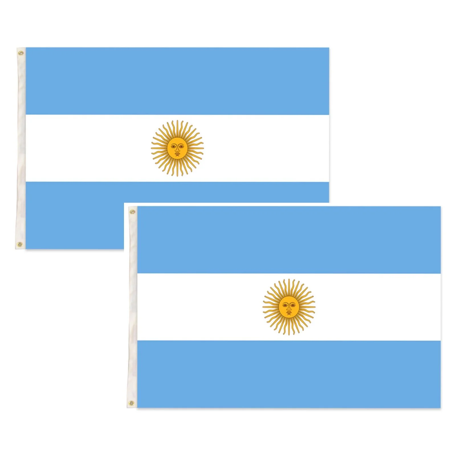 2x Argentina Country Flags Heavy Duty Argentine Argentinian - 150cm x 90cm