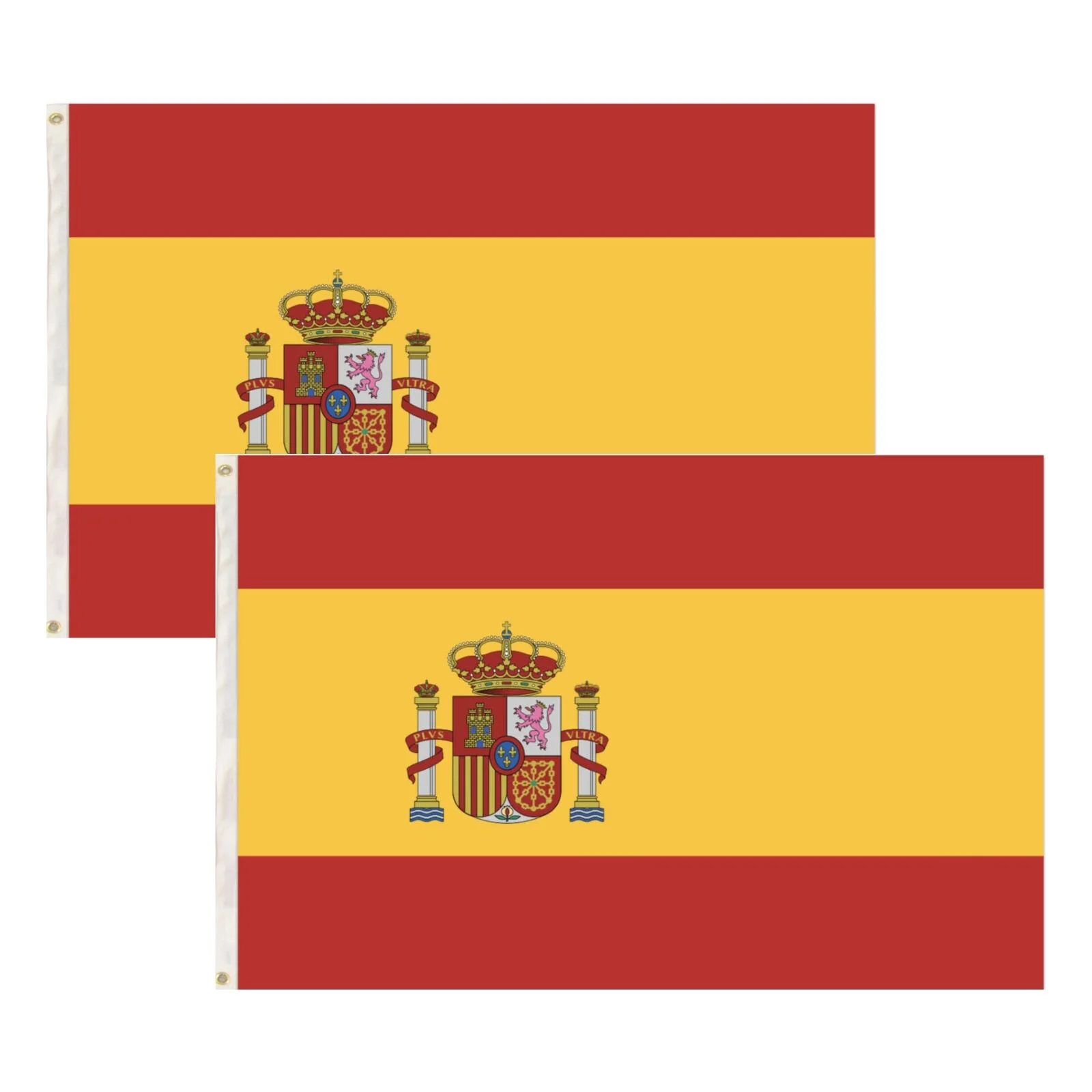 2x Spain Spanish Country Flags Heavy Duty Outdoor España - 150cm x 90cm