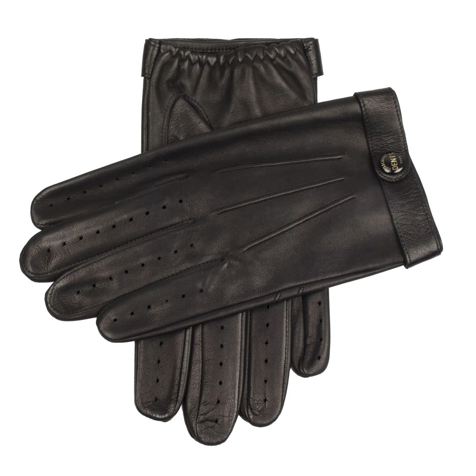 Dents Mens Unlined Leather Driving Gloves Made In England (UK) Daniel Craig Fleming