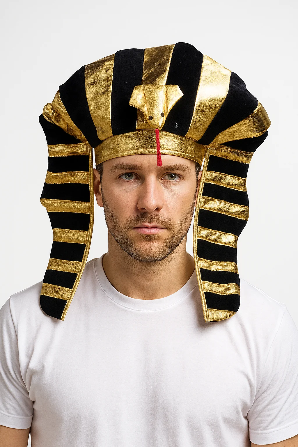 EGYPTIAN PHARAOH HAT King Costume Party Ancient Fancy Dress Halloween Pharoah