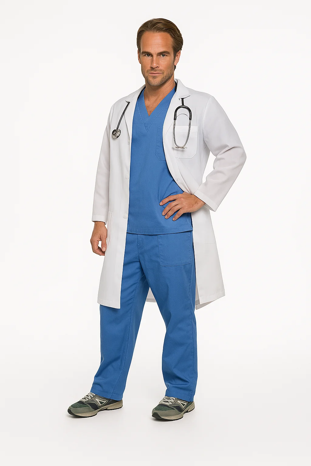 Plus Size Mens Doctor Costume King Big & Tall Party Hospital Fancy Dress