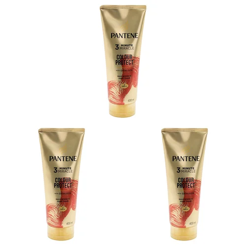 3x Pantene 400ml 3 Minute Miracle Colour w Oxiblock Intensive Conditioner
