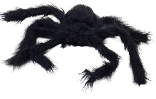 FAKE GIANT SPIDER Large Big Halloween Accessory Party 35cm x 25cm Huge Insect