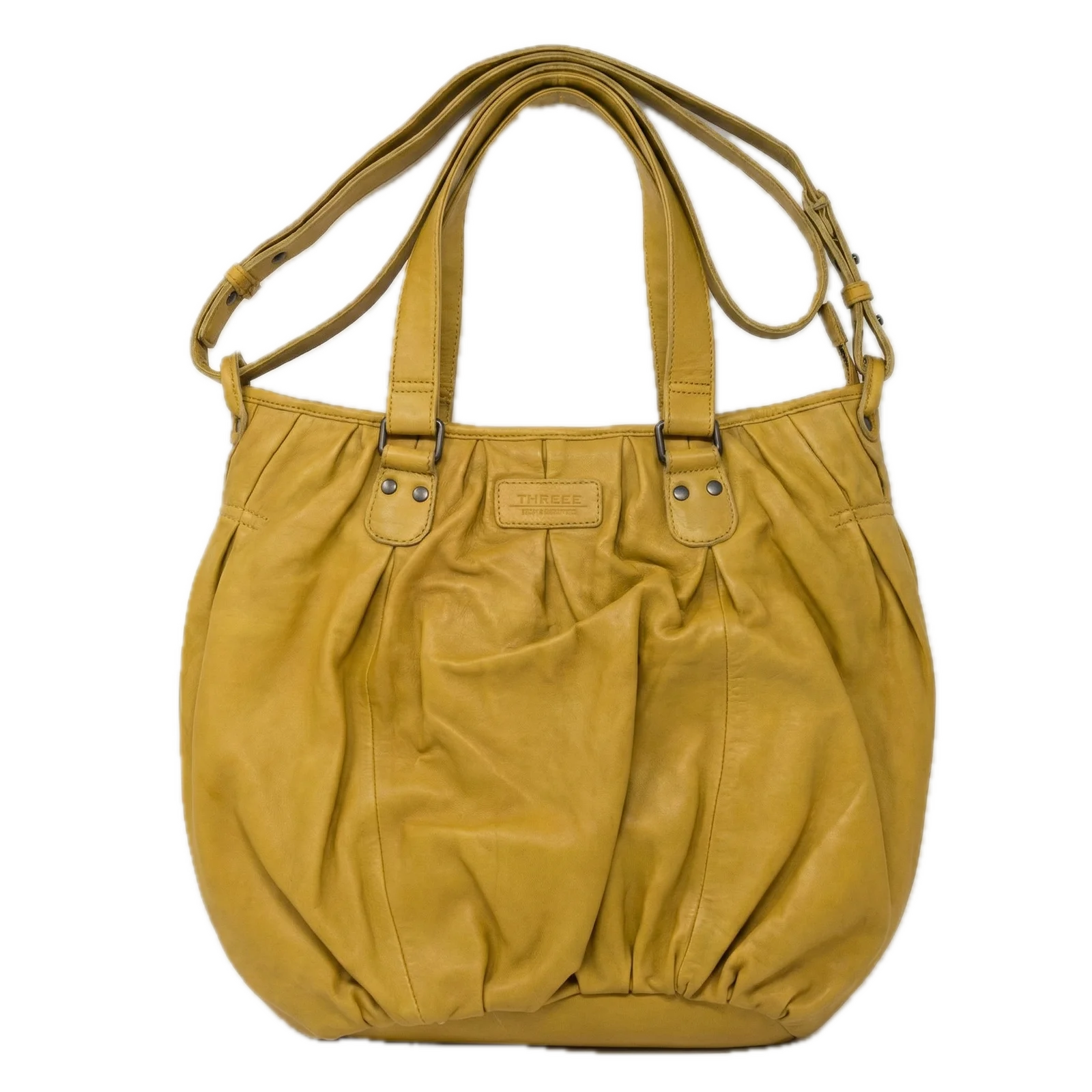 Premium Womens Leather Shoulder Bag Messenger Satchel Handbag Purse ITWB02 - Yellow