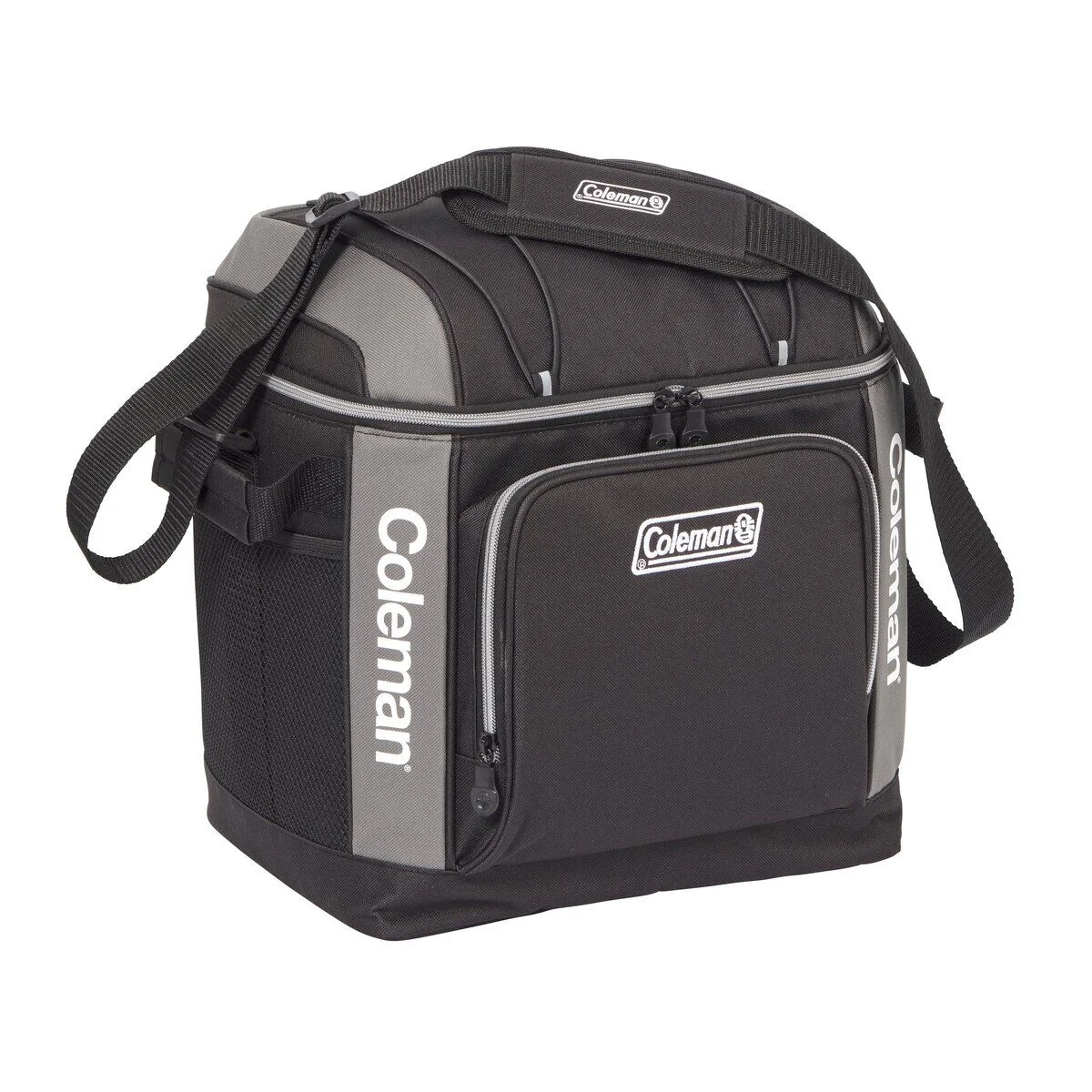 Coleman 30 Can Soft Cooler Insulated Outdoor Camping Picnic Bag in Black