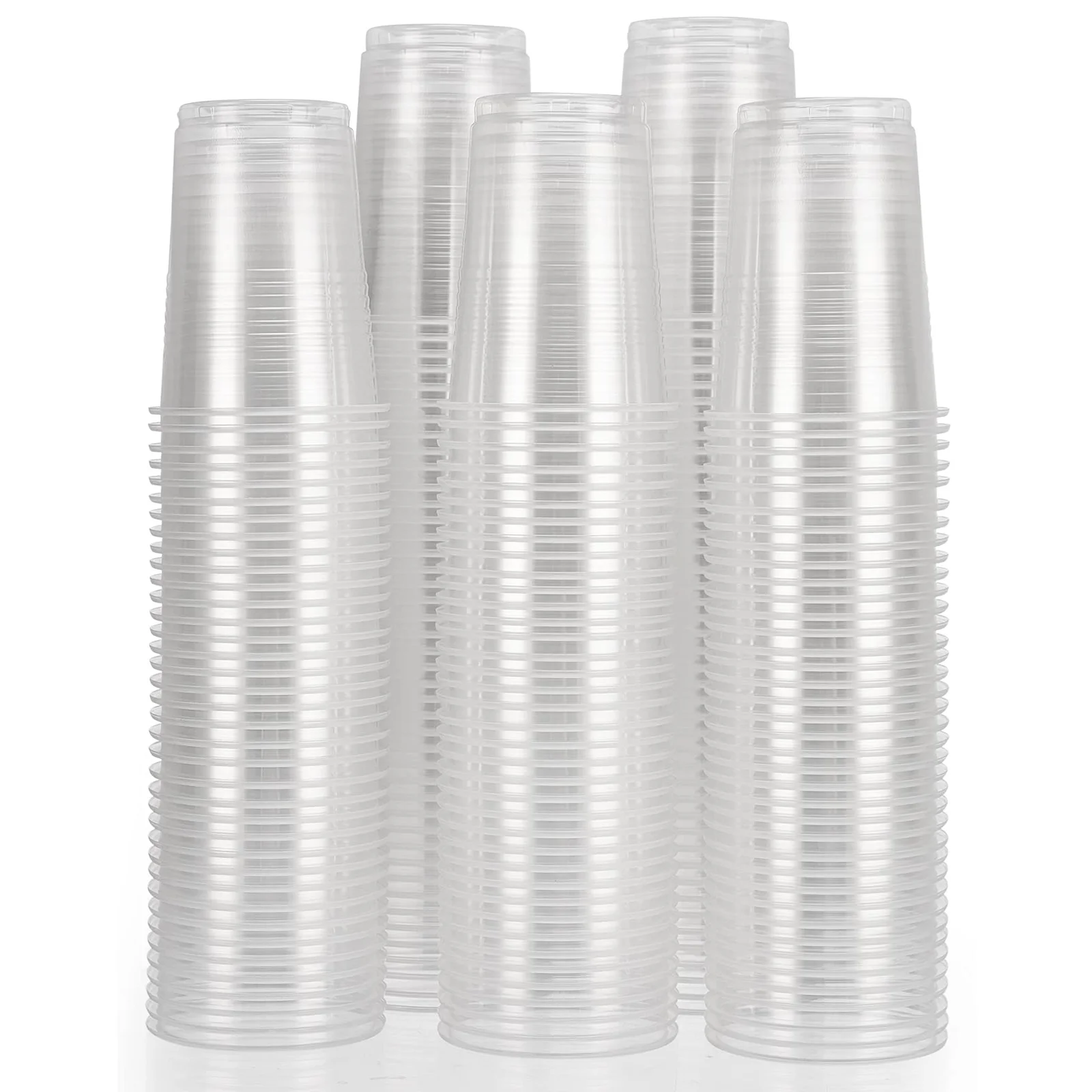 2400x 6oz (180ml) Premium Plastic Clear Cups Extra Strong PET BPA Free